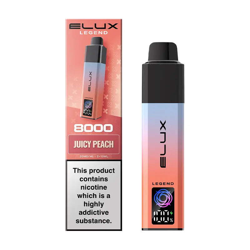 Juicy Peach Elux Legend 8000 Prefilled Pod Kit